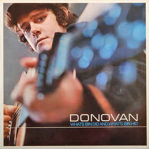 Image of Front Cover of LP - G/G+ - DONOVAN, What's Bin Did & What's Hid (Pye; NPL18117, UK 1965, Laminated Flipback Sleeve, Mono), Ripped corner and tear from spine into front of sleeve. Light marks mostly, and a light pop through 'catch the wind'. ,  - 2926358E