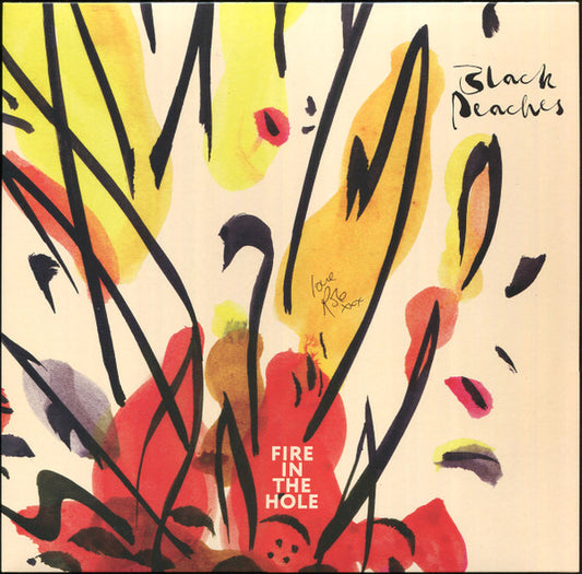 Image of Front Cover of 0645090S: LP - BLACK PEACHES, Fire In The Hole (Hanging Moon Records; HANLP001, UK 2019) Sleeve in opened shrinkwrap  VG+/VG+