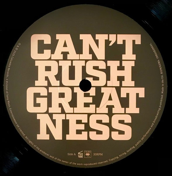 Image of Label Cover of LP - NEW/NEW - CENTRAL CEE, Can't Rush Greatness (Sony Music; 19802839691, Europe 2025, Inner), ,  - 0316068C
