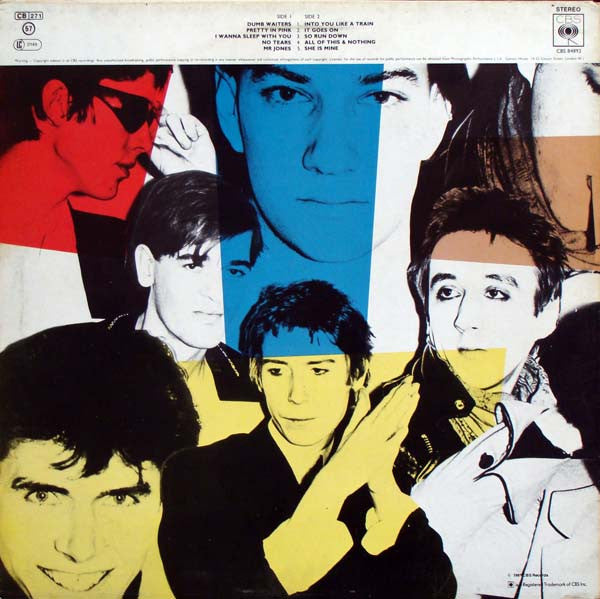 Image of Back Cover of LP - VG/VG - THE PSYCHEDELIC FURS, Talk Talk Talk (CBS; S CBS 84892, UK 1981, Inner, No Poster), ,  - 2226291E