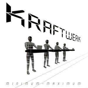 Image of Front Cover of 4933085E: 2xCD - KRAFTWERK, Minimum- Maximum (EMI; 3362949, UK 2005, Promo, Double Jewel Case With Outer Card Sleeve, Dual Layer discs, PAL)   VG+/VG+