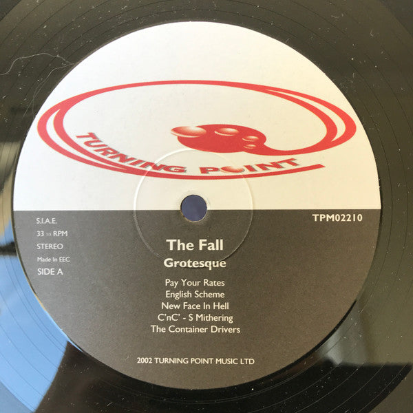 Image of Label Cover of LP - VG+/VG - THE FALL, Grotesque (After The Gramme) (Turning Point Music; TPM-02210, Europe 2002 Reissue), strong VG -  a few light scuffs, Italian tax sticker on back cover,  - 3046218S