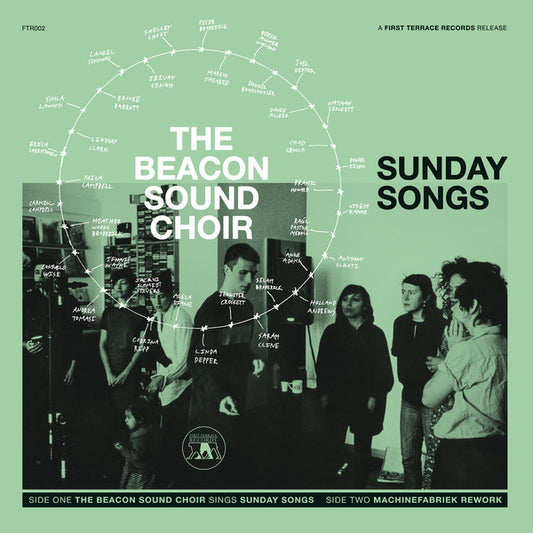 Image of Front Cover of LP - VG+/VG+ - THE BEACON SOUND CHOIR, Sunday Songs (First Terrace Records; FTR002, UK & Europe 2017, Green Vinyl), Still in opened shrinkwrap,  - 0645235S