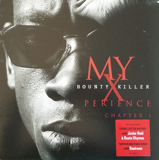 Image of Front Cover of 0615479C: LP - BOUNTY KILLER, My Xperience Chapter 1 (TVT Records; TVT/VP 1461-1, US 1996) Plays above grade. Heavy wear on sleeve.  G+/G+
