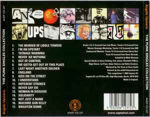Image of Back Cover of CD - VG+/VG+ - ANGELIC UPSTARTS, The Punk Singles Collection (Captain Oi!; AHOY CD 237, UK 2004, Jewel Case, Booklet), ,  - 0635182E