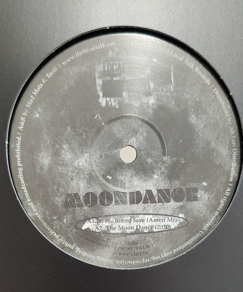 Image of Front Cover of 0725004E: 12" EP - MOONDANCE, Moondance EP (Local Talk; LT109, Sweden 2021)   /VG+