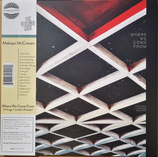 Image of Front Cover of LP - VG+/VG+ - MAKAYA MCCRAVEN, Where We Come From (Chicago   London Mixtape) (; IARC0020,  2022, Inner & Insert, With Obi), Small tear to obi.,  - 2446041S