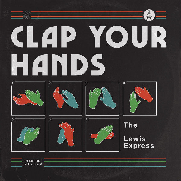 Image of Front Cover of LP - VG/VG - THE LEWIS EXPRESS, Clap Your Hands (ATA Records; ATALP016, UK 2019, Red Vinyl, Limited Edition), Corner  of sleeve creased slightly. Shrink-wrap,  - 1916435C