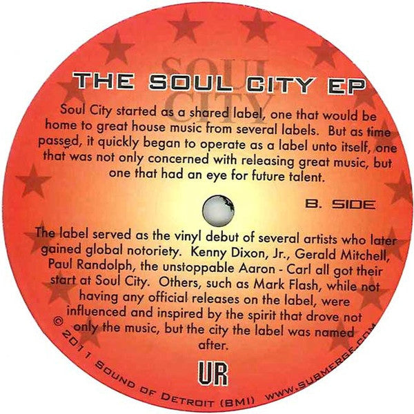 Image of Back Cover of 12" - /VG+ - VARIOUS, The Soul City EP - DJ John Collins Edits (Sweat Records ; SWEAT-4, US 2011), ,  - 0725136E