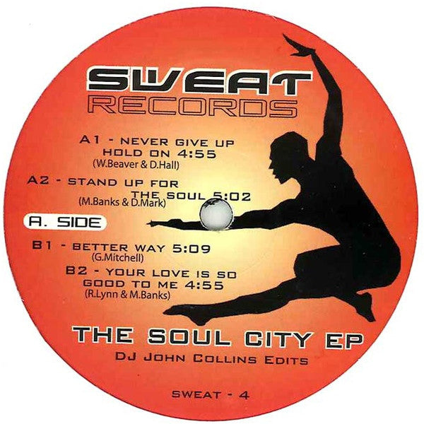 Image of Front Cover of 12" - /VG+ - VARIOUS, The Soul City EP - DJ John Collins Edits (Sweat Records ; SWEAT-4, US 2011), ,  - 0725136E