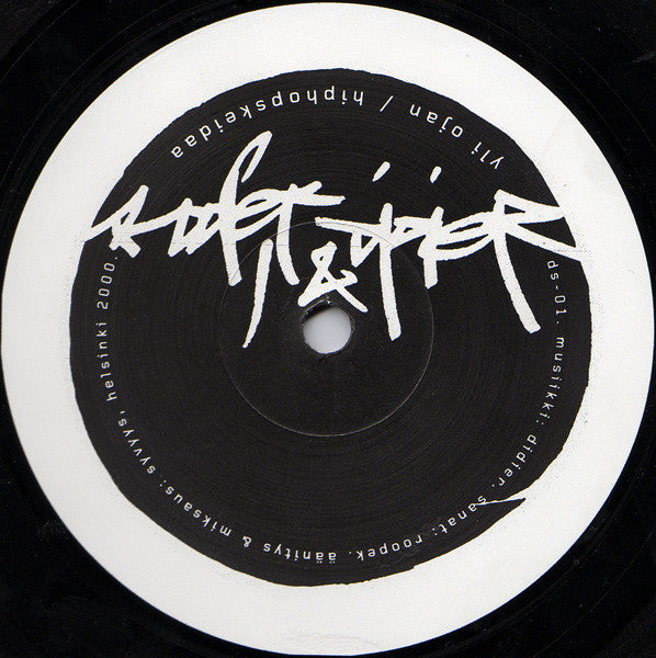 Image of Front Cover of 12" - /VG+ - ROOPEK & DIDIER, Yli Ojan / Hiphopskeidaa (Not On Label ; ds-01, Finland 2000), , Kool & deadly Hiphop from Finland. Produced by the legend Didier Salin, founder of Timmion Records & DJ extraordinaire. - 0725142E
