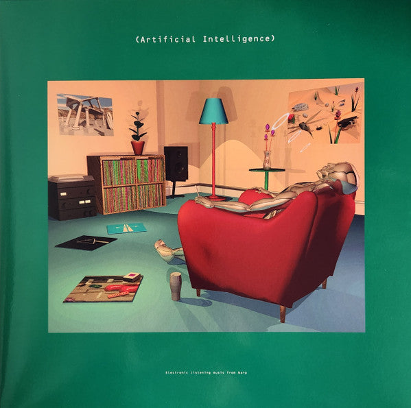Image of Front Cover of LP - VG+/VG+ - VARIOUS, Artificial Intelligence (Warp Records; WARP LP6R, UK 2022 Reissue, Glossy Gatefold Sleeve), ,  - 2646263S