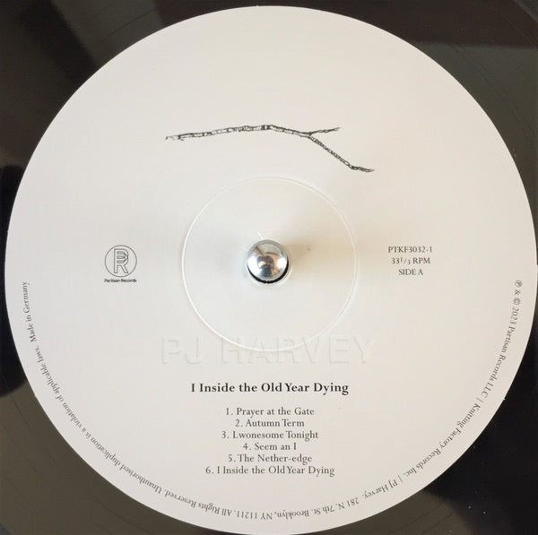 Image of Label Cover of LP - EX/EX - PJ HARVEY, I Inside The Old Year Dying (Partisan Records; PTKF3032-1, Europe 2023, Gatefold, Inner & Insert), Opened Instore, Still In Stickered Shrinkwrap,  - 4346013S