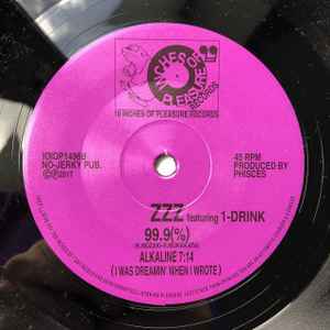 Image of Back Cover of 3945088S: 10" - ZZZ (9) FEATURING 1-DRINK, 99.9(%) (10 Inches Of Pleasure Records; IOIOP1496, Japan 2017)   /EX