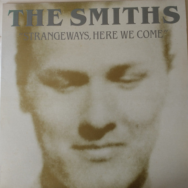 Image of Front Cover of LP - VG/G+ - THE SMITHS, Strangeways, Here We Come (Rough Trade; ROUGH 106, UK 1987, Embossed Sleeve, Inner, Tracklist and barcode on rear are in green print, EMI Pressing), Light Scuffs And Light Motteling. Plays Like A VG,  - 3446328S