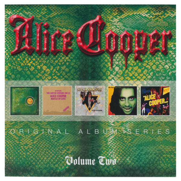 Image of Front Cover of 5xCD - M/M - ALICE COOPER, Original Album Series (Volume Two) (Warner Music Group; 081227944780, Europe Reissue, Box Set, 5 Inners & Insert), Still SEALED In Shrinkwrap,  - 3336097E