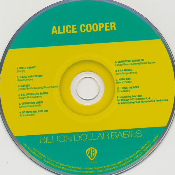 Image of Label Cover of 5xCD - M/M - ALICE COOPER, Original Album Series (Volume Two) (Warner Music Group; 081227944780, Europe Reissue, Box Set, 5 Inners & Insert), Still SEALED In Shrinkwrap,  - 3336097E