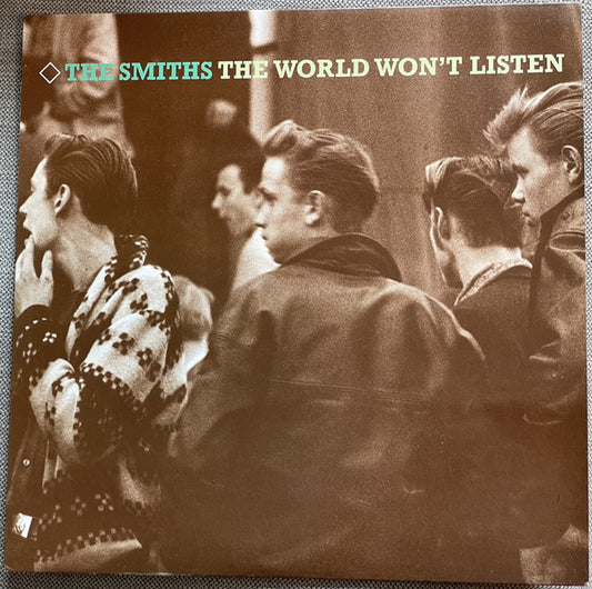 Image of Front Cover of LP - VG/VG - THE SMITHS, The World Won't Listen (Rough Trade; ROUGH 101, UK 1987, No Hype Sticker, Inner With Pink Catalogue Number, MPO Pressing), ,  - 2926168E