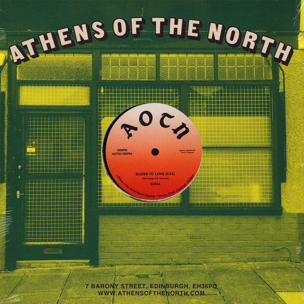 Image of Back Cover of 12" - EX/VG+ - SONIA, Easier To Love (Athens Of The North; AOTN12009, UK 2019, Company Sleeve, Unofficial), ,  - 4825168E
