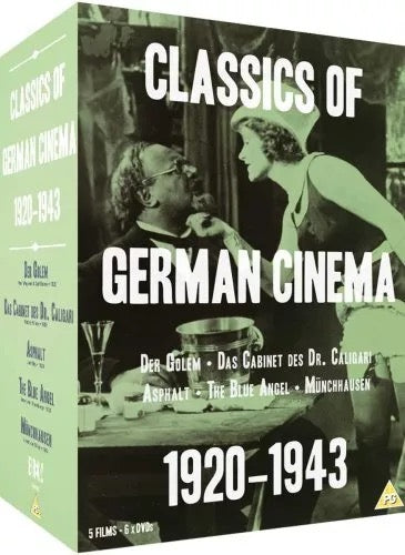 Image of Front Cover of 0835017E: 6xDVD - ROBERT WEINE, Classics Of German Cinema 1920-1943 (Eureka!; EKA50030, UK , Box Set)   VG+/VG+