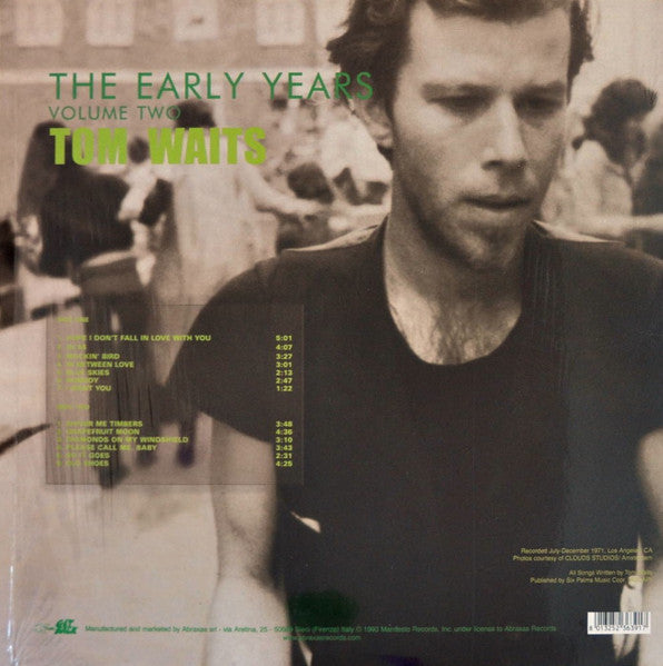 Image of Back Cover of LP - VG+/VG+ - TOM WAITS, The Early Years Vol. 2 (Get Back; GET 639, Italy 2004 Reissue, 180 Gram Vinyl), Still in opened stickered shrink, corner crease,  - 4346366S