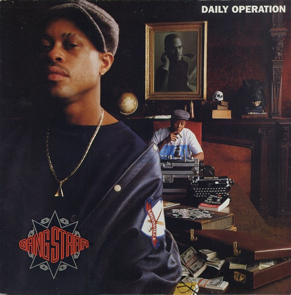 Image of Front Cover of LP - G+/G+ - GANG STARR, Daily Operation (Cooltempo; 32 1910 1, UK & Europe 1992, No Inner, Original UK/EU pressing), Marks on disc. Plays well with only minimal background clicks in quiet places. Wear to sleeve with multiple creasing & light ringwear.,  - 3726386E