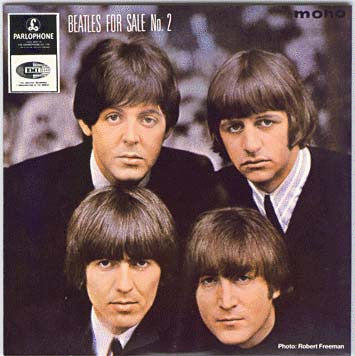 Image of Front Cover of 7" EP - G+/G - THE BEATLES, Beatles For Sale (No. 2) (Parlophone 4-Prong Centre Black & Yellow Labels With Sold In UK Text ; GEP 8938, UK 1965, Laminated Flipback Sleeve, Mono, KT Tax Code), Lots of little light marks, Sleeve intact but has many laminate creases to front and name on rear. ,  - 3516110C