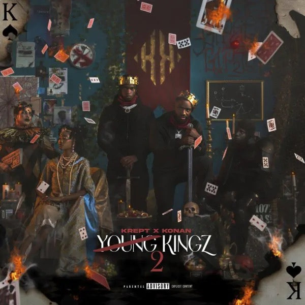 Image of Front Cover of LP - NEW/NEW - KREPT & KONAN, Young Kingz 2 (Play Dirty; 3429604, UK 2025, Inner, Blue Vinyl), ,  - 0835162E