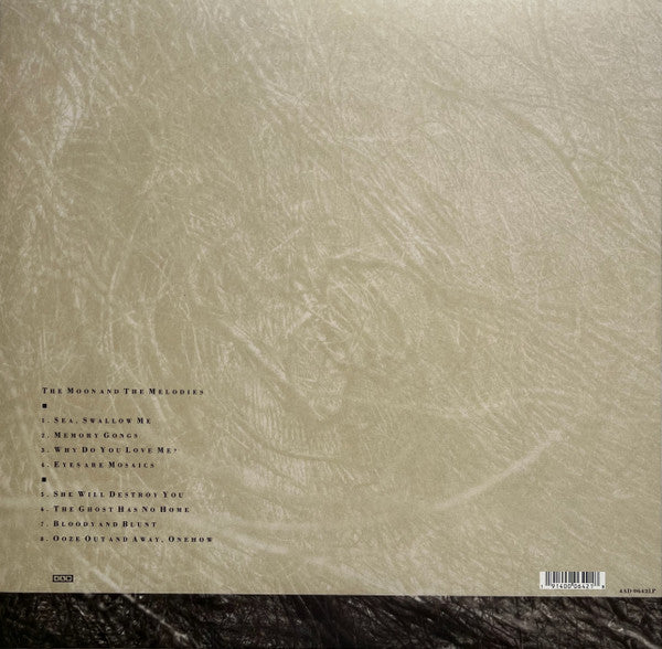 Image of Back Cover of LP - NEW/NEW - HAROLD BUDD, ELIZABETH FRASER, ROBIN GUTHRIE, SIMON RAYMONDE, The Moon And The Melodies (4AD; 4AD0642LP, Worldwide 2024 Reissue, Inner, Cocteau Twins), ,  - 1116277C