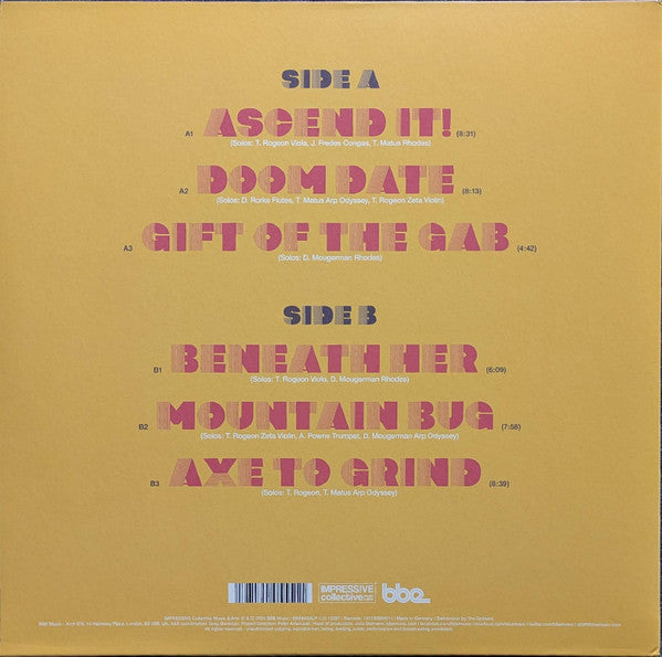Image of Back Cover of LP - EX/EX - TAMIL ROGEON, Wave Theory (BBE; BBE642ALP, UK 2024, Gatefold), ,  - 0845304S