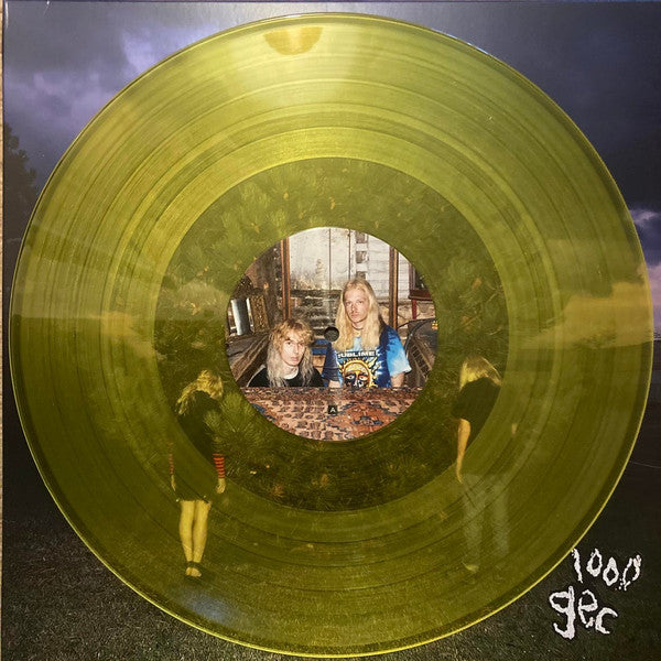 Image of Label Cover of LP - VG+/VG+ - 100 GECS, 1000 Gecs (Dog Show Records; 075678647031, UK & Ireland 2020, Die-cut Inner, Yellow Vinyl), One small dent along top edge of sleeve,  - 3626511E