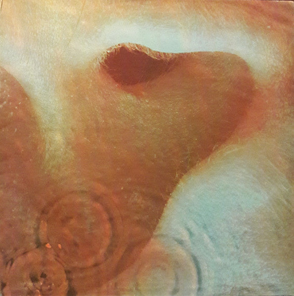 Image of Front Cover of LP - G+/G+ - PINK FLOYD, Meddle (Harvest Green, Gramophone Co On Rim, EMI Box; SHVL 795, UK 1971, Textured Gatefold No Patent Number Sleeve), Lightly Water Damaged Sleeve,  - 2946092S