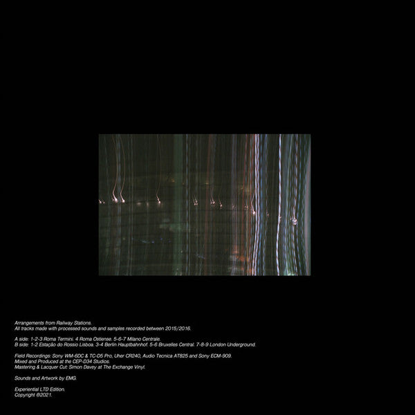 Image of Back Cover of 0925006E: LP - EMG, La Linea Gialla (Experiential Recordings; EL - Lp 001, Germany 2022, Picture Sleeve, Inner & Insert)   VG+/VG+