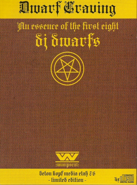 Image of Front Cover of 4xCD - VG/VG+ - :WUMPSCUT:, Dwarf Craving (Beton Kopf Media; bkm etah 76, Germany 2008, Digipak, Inner & Insert), ,  - 0935047E