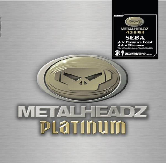 Image of Front Cover of 12" - /G+ - SEBA, Pressure Point / Distance (Metalheadz Platinum ; METHPLA 010, UK 2010, Company Sleeve), Lots of hairline scratches and scuffs to disc, A		Pressure PointAA		Distance - 2415706C