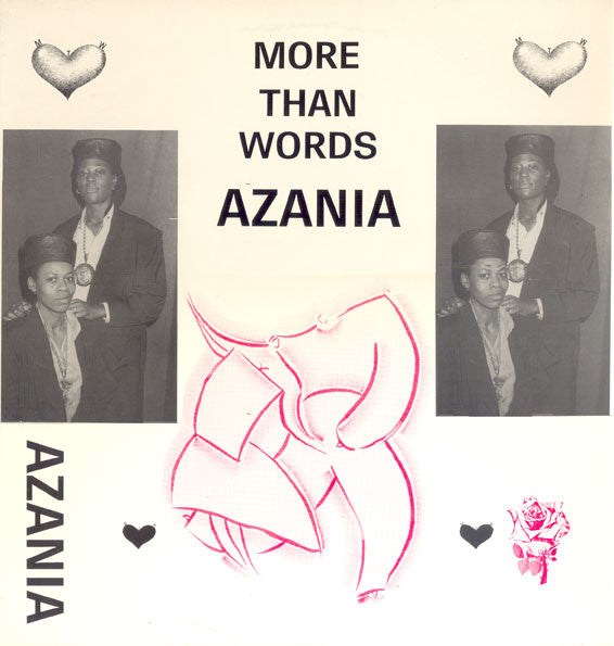 Image of Front Cover of 12" - VG/VG+ - AZANIA, More Than Words / Wait For Love (Star Line International; , UK 1990, Picture Sleeve), Record is spotless. Sleeve has very minor ring wear.,  - 3846171S