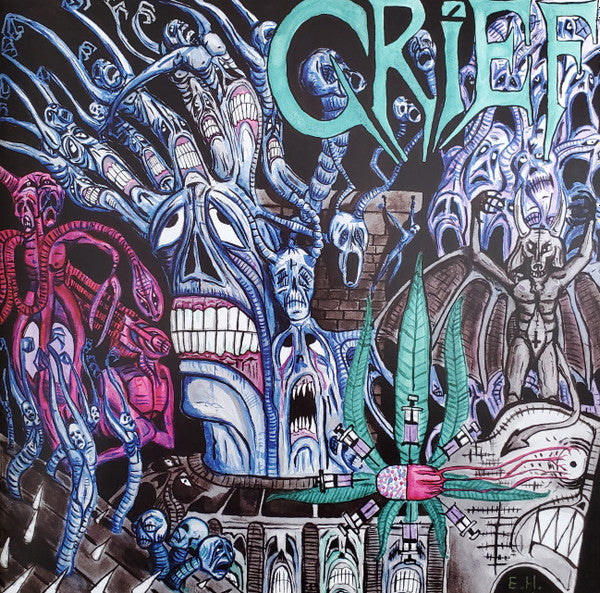 Image of Front Cover of 2xLP - VG+/VG+ - GRIEF, Come To Grief (Throne Records ; TR100, Europe 2021 Reissue, Gatefold, Black Inners, Poster, 180 Gram Vinyl, Limited Edition of 200), ,  - 2526411E