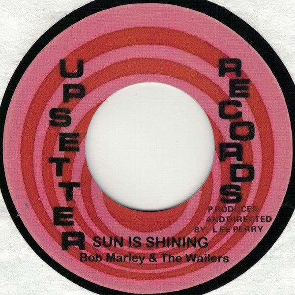 Image of Front Cover of 0915183C: 7" - BOB MARLEY & THE WAILERS, Sun Is Shining / Version (Upsetter Records; none, UK 2021)   /EX