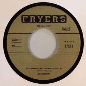 Image of Back Cover of 7" - /EX - ANGELA JEFFERSON / MAX INFINITY, I Can Feel Myself (Slipping Away) / Love Makes A Better World (Part 1) (Fryers; FRY.002, UK 2005 Reissue), ,  - 3126191E