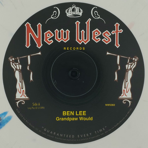 Image of Label Cover of 0925363E: 2xLP - BEN LEE, Grandpaw Would (New West Records ; NW5382, US 2020 Reissue, Gatefold, Booklet, Splatter Vinyl, Record Store Day 2020 Release) Opened Instore, Still In Stickered Shrinkwrap  VG+/EX