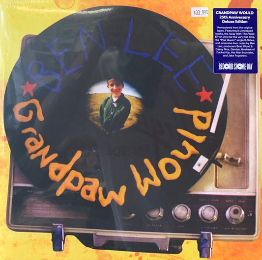 Image of Front Cover of 2xLP - VG+/EX - BEN LEE, Grandpaw Would (New West Records ; NW5382, US 2020 Reissue, Gatefold, Booklet, Splatter Vinyl, Record Store Day 2020 Release), Opened Instore, Still In Stickered Shrinkwrap,  - 0925363E