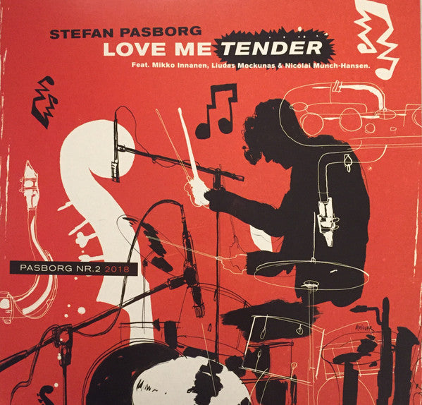 Image of Front Cover of 0945315S: 10" - STEFAN PASBORG, Love Me Tender (Not On Label; PASBORG #2, Denmark 2018) Seal opened instore. Still in shrinkwrap.  EX/EX