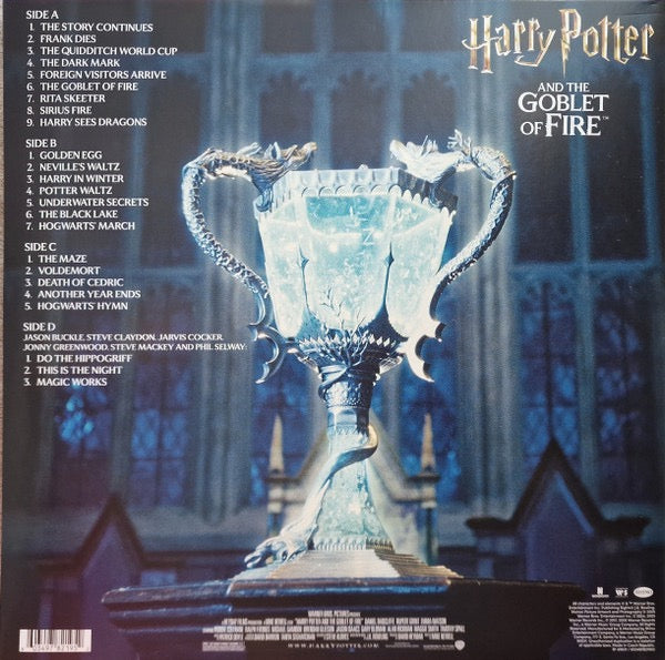Image of Back Cover of 2xLP - NEW/NEW - PATRICK DOYLE, Harry Potter And The Goblet Of Fire (OST) (Rhino Warner; RCV1 49631 , UK 2025, Clear Vinyl), ,  - 0816283C