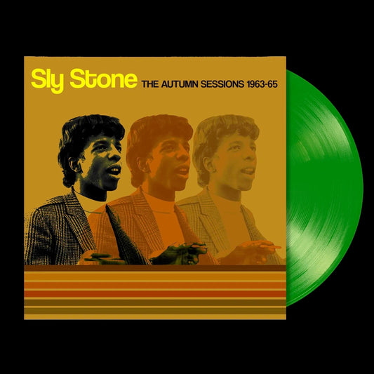 Image of Front Cover of LP - NEW/NEW - SLY STONE, The Autumn Sessions 1963-65 (Reel Music; RMLP8777, UK 2025, Green Vinyl), ,  It was like seeing the Black version of The Beatles,  is how funk legend George Clinton described Sly Stone. Here you can enjoy listening to a fledgling Sly Stone, refining the sound and compositional intuition that would earn him Clinton s lofty compliment. This collection, recorded between 1963 and 1965, captures an era before Sly and the Family Stone achieved global fame, showcas