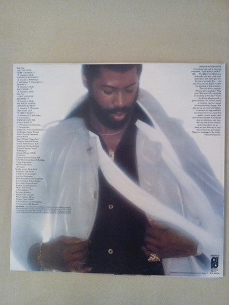 Image of Back Cover of LP - G+/VG+ - TEDDY PENDERGRASS, Teddy Pendergrass (Philadelphia International Records; PIR 81756, UK 1977), Tear on front cover. Light ringwear.,  - 3846128
