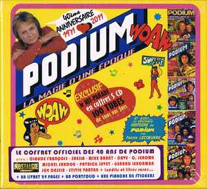 Image of Front Cover of 0935301E: 5xCD - VARIOUS, Podium (40�me Anniversaire 1971 2011) (Universal Music Strategic Marketing; 533 6594, France 2012, Box Set, Stickers, mini magazine)   VG+/VG+