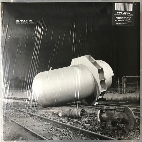 Image of Front Cover of 5015307C: LP - DEADLETTER, Hysterical Strength (So Recordings; SOAKLP520, UK 2024, Gatefold, With Poster, Transparent Red Vinyl) Still in hype stickered shrinkwrap.  EX/VG+