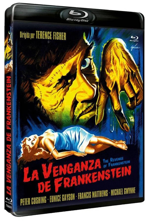 Image of Front Cover of 0935322E: Blu-Ray - TERENCE FISHER, PETER CUSHING, The Revenge Of Frankenstein (; TS601, US )   VG+/VG+