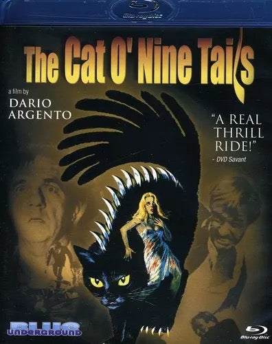 Image of Front Cover of Blu-Ray - VG+/VG+ - DARIO ARGENTO, The Cat O' Nine Tails (Blue Underground; BLU-BD-7034, UK ), ,  - 1035007E
