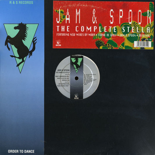Image of Front Cover of 12" - G+/VG - JAM & SPOON, The Complete Stella (R & S Records; RSUK 14X, UK 1992, Picture Sleeve, Inner), Strong VG, some hairlines. Sleeve has slight edge wear and creasing,  - 3046134S